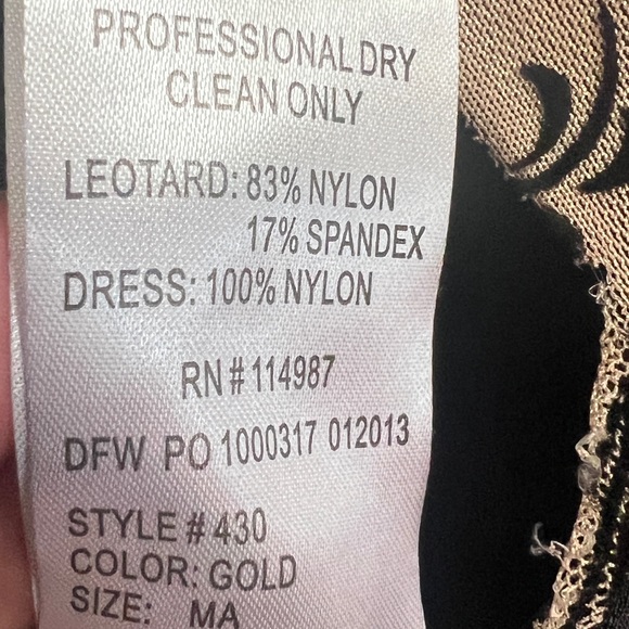 Revolution Dance Recital Costume Adult Medium - Picture 3 of 4